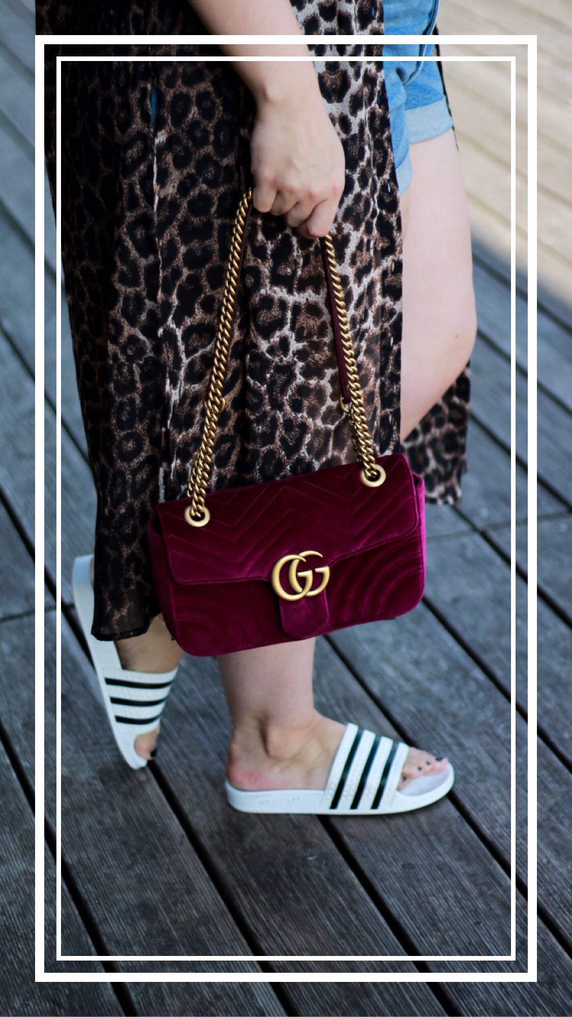 Miss-Suzie-Loves-Leopard-Print-Jeansshort-Gucci-Marmont-weisses-Top-Susanne-Heidebach-Curvyblogger